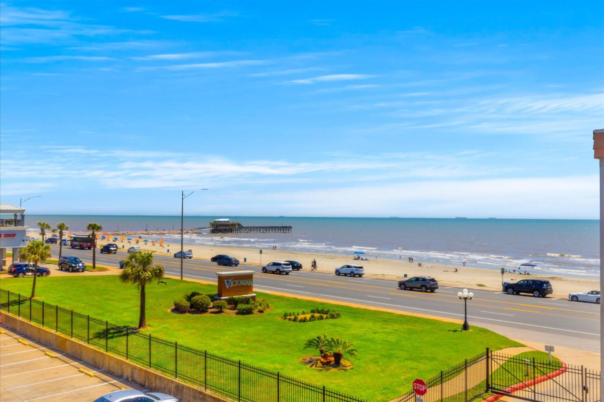 Charming Waterfront Condo Galveston Exteriör bild